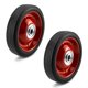 thumbnail image 1 of Rodamiento de bolas de goma Wheel QWORK de 15 cm x 4 cm, tapón de 40 kg, 1 of 7