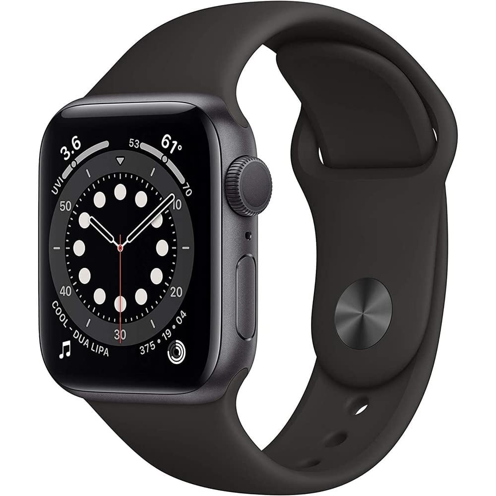 Manzana - Apple Watch Series 6 Gps + Cellular 40 Mm Caja De Aluminio Gris Espacial Correa Deportiva Negra Reacondicionado