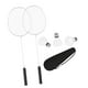 thumbnail image 3 of Raqueta De Bádminton Deportiva Ligera Con Bolsa Para Raquetas Para Césped Al Aire Libre Interior Blanco, 3 of 5