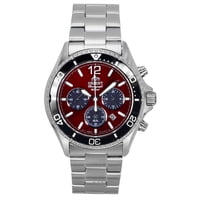 Orient - Reloj Sports Cronógrafo Automático De Buceo Esfera Roja Cielo Acero Inoxidable Ra-Tx0207R 200M Para Hombre