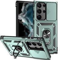 Estuche Gangxun Para Samsung Galaxy S23 Ultra, Soporte Giratorio 360°, Estilo Mecánico Y Magnético