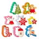 thumbnail image 1 of Set x8 Cortadores Galletas Navidad Moldes Galleta Navideñas, 1 of 10