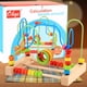 thumbnail image 1 of Brighten Up Your Child's Learning Experience with this Colorful Wooden Roller Coaster Bead Maze!, 1 of 2