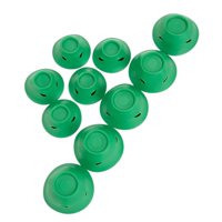 Ioensy - 10 Piezas De Rulos De Silicona Para El Cabello, Varillas Para Rizar, Diadema, Regalo Para El Hogar, Duradero, Verde