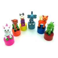 Genérico - Set 2 Desvanecedor Animal Juguete De Madera Colores