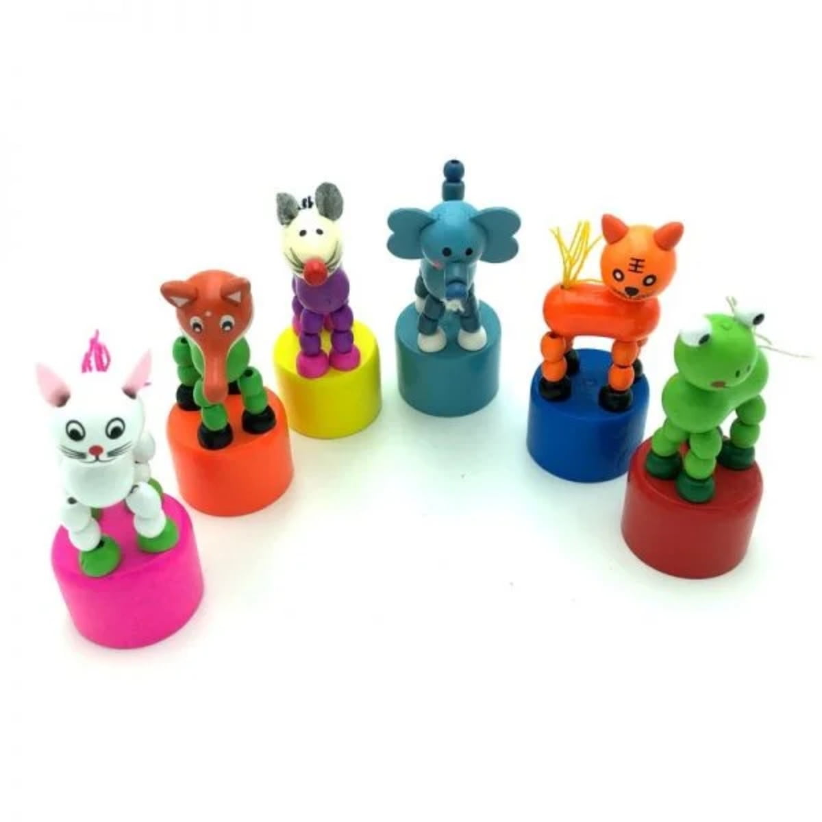 Genérico - Set 2 Desvanecedor Animal Juguete De Madera Colores