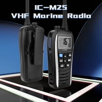 Icom Ic-M25 Transceptor Portátil Marino Vhf 5W | Certificación Ipx7 Impermeable, Diseño Flotante, Ideal Para Embarcaciones Pequeñas, Pesca Costera Y Navegación Recreativa