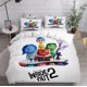 thumbnail image 1 of Inside Out Joy Sadness Fear Feather Duvet Cover Pillow Cases Bedding3-Piece Bedding Set (1 Duvet Cover + 2 Pillow Shams), 1 of 5