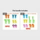 thumbnail image 1 of Make Mealtime Fun with 10 Reusable Mini Animal Forks for Kids - Perfect for Food, Cakes, Snacks, and Fruit Decorations, 1 of 5