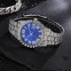 thumbnail image 5 of Reloj HUNRUY Hip Hop Iced-Out Bling Diamond Luxury para hombre, 5 of 5