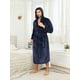 thumbnail image 1 of Bata De Baño Con Capucha Para Hombre De Invierno Grueso Cálido Azul Marino, 1 of 3