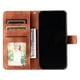 thumbnail image 4 of Funda Cartera para iPhone 15 Tapa con Ranuras, Soporte y Correa Marrón, 4 of 5
