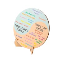 Magideal - Rueda De Emociones Con Soporte, Decoración De Escritorio De Oficina, Gráfico De Emociones, Gráfico De Ruedas De Sentimientos De Psicología De Las Emoc