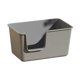 thumbnail image 4 of Bandeja De Arena Para Mascotas, Caja De Arena Para Gatos, Fácil De Limpiar, Caja De Arena Para Gatos Con Parte Superior Abierta, Color Gris, 4 of 5