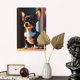 thumbnail image 5 of Chihuahua Cartel de metal, decoración de pared con cartel de metal personalizado, regalos para aficionados, amigos, familia y seres queridos 30x20 cm, 5 of 6