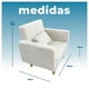 thumbnail image 5 of Poltrona Moderna Minimalista Comodidad y Estilo gris, 5 of 5
