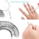 thumbnail image 2 of Kit medidor de tallas de anillos Ring Sizer, 27 calibres de acero y medidores ajustables para dos dedos, 2 of 3