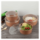 thumbnail image 3 of Bowl Kraft con Tapa Transparente 1300 cc Pack x50  Envase Multiusos, 3 of 3