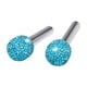 thumbnail image 4 of 2pcs / Pack Bling Cerradura De Puerta De Coche Cubierta De Perno De Tracción Auto Interior Trim Azul, 4 of 5