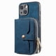 thumbnail image 3 of Funda Tipo Cartera con Correa Cruzada para iPhone 15 Protección Contra Golpes Azul, 3 of 6