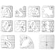 thumbnail image 5 of Free Motion Quilting Templates Set DIY Domestic Para Aficionados Al Bordado, 5 of 5