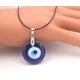 thumbnail image 5 of JOYID Collar Colgante de mal de ojo, cadena de cuerda de cuero de cristal, Collar de la suerte turco Protact para mujeres y Hombres, 5 of 6