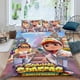thumbnail image 2 of Subway Surfers Conjunto de sábanas temático, trío de piezas, cómodo y amigable con la piel, diseño único, regalo de decoración para el hogar para familiares, amigos y fans,135cm *200cm, 2 of 6