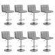 thumbnail image 1 of Pack 8 Sillas Taburete Tipo Bar Ajustable 60-80cm con Respaldo gris, 1 of 7