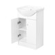 thumbnail image 4 of Kit Mueble Marie 55x37 cm + Cubierta Color Blanco 1 pieza Mdp y loza vitriada Stretto, 4 of 4