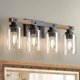 thumbnail image 1 of Amico 4Light Farmhouse Bathroom Vanity Light, Seeded Glass, 1 of 3