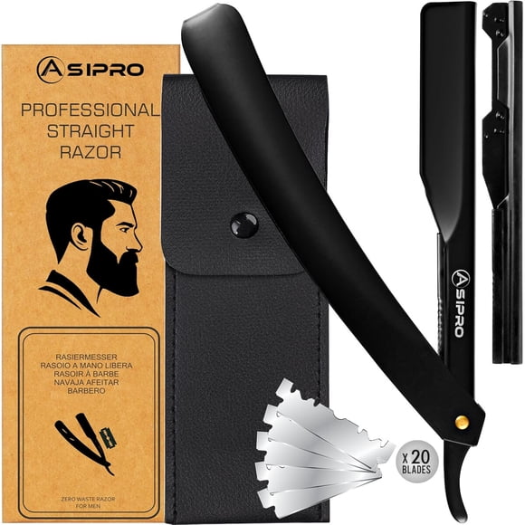 Navaja de Afeitar ASIPRO Acero Inoxidable 20 Hojas