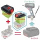 thumbnail image 3 of Adaptador Convertidor de Batería para Ryo.bi 18V Batería Li-ion Convertir a para Bos*ch BAT609 Herramientas Eléctricas de 18V, 3 of 5