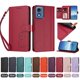 thumbnail image 4 of Funda Cartera Trébol para Motorola Moto G 2024 5G con Ranuras Tarjetas y Carga Inalámbrica Rojo, 4 of 6