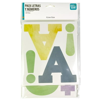 Pack Letras Y Números  Pen&Gear