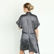 thumbnail image 5 of Bata de Mujer Mini Satin Charcoal Estampado, 5 of 5