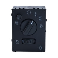 Magideal - Piezas De Repuesto Para Interruptor De Control De Faro Delantero, Accesorio Para Automóvil, Negro, 15176678, 19381535, 15194803