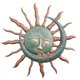 thumbnail image 1 of Decoración De Arte De Pared De Metal Colgante Creativo Sol Y Luna Para Oficina Hogar, 1 of 5
