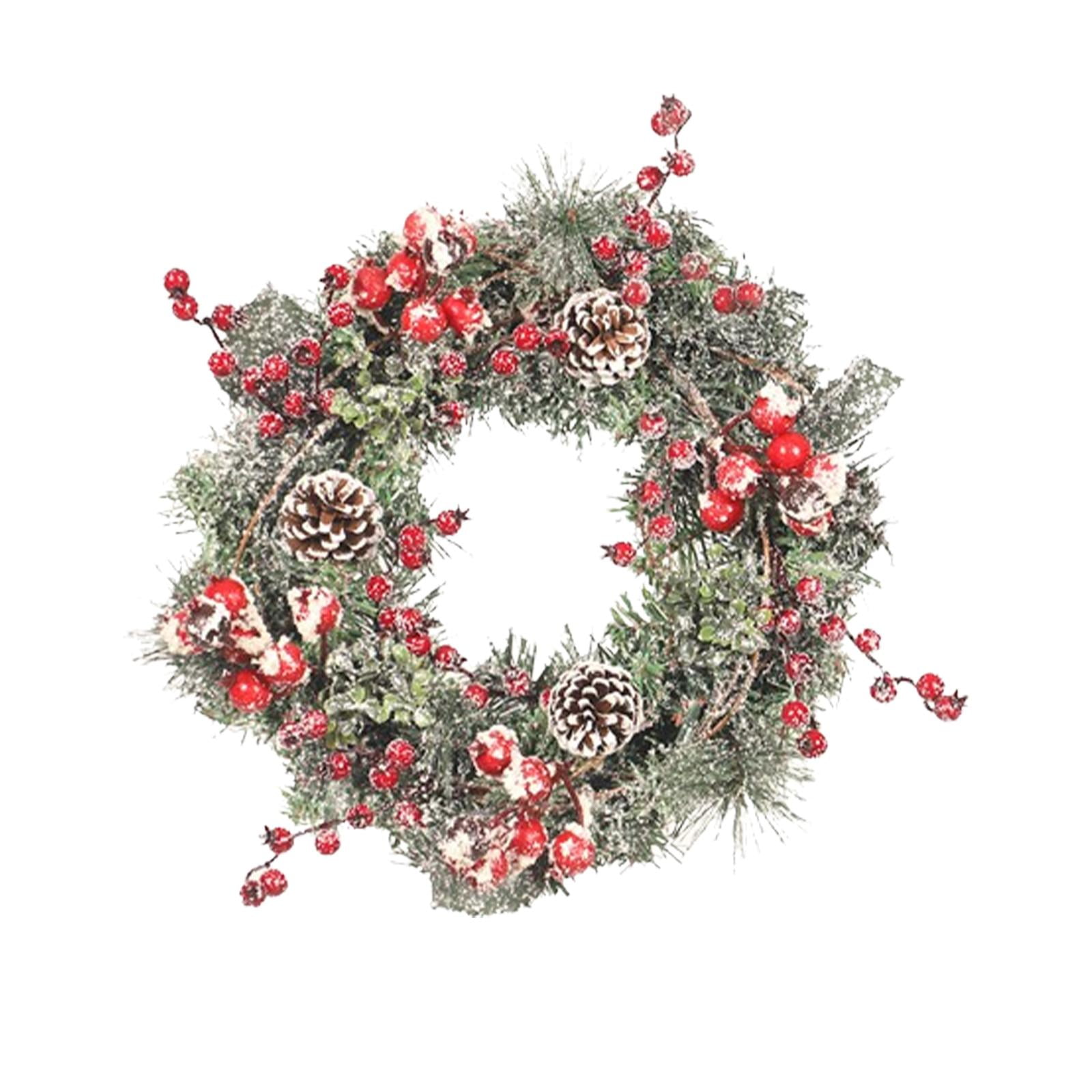 Bothyi - Corona Navideña Corona Navideña Para Puerta Para El Hogar Decoración Colgante Para Árbol De Navidad