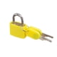 thumbnail image 1 of Candado Pequeño Con Dos Llaves Para Equipaje Maleta Bolsa Amarillo, 1 of 5