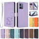 thumbnail image 3 of Motorola MOTO G Play 2025 Funda Billetera con Estampado de Gato, Lila Claro, 3 of 6