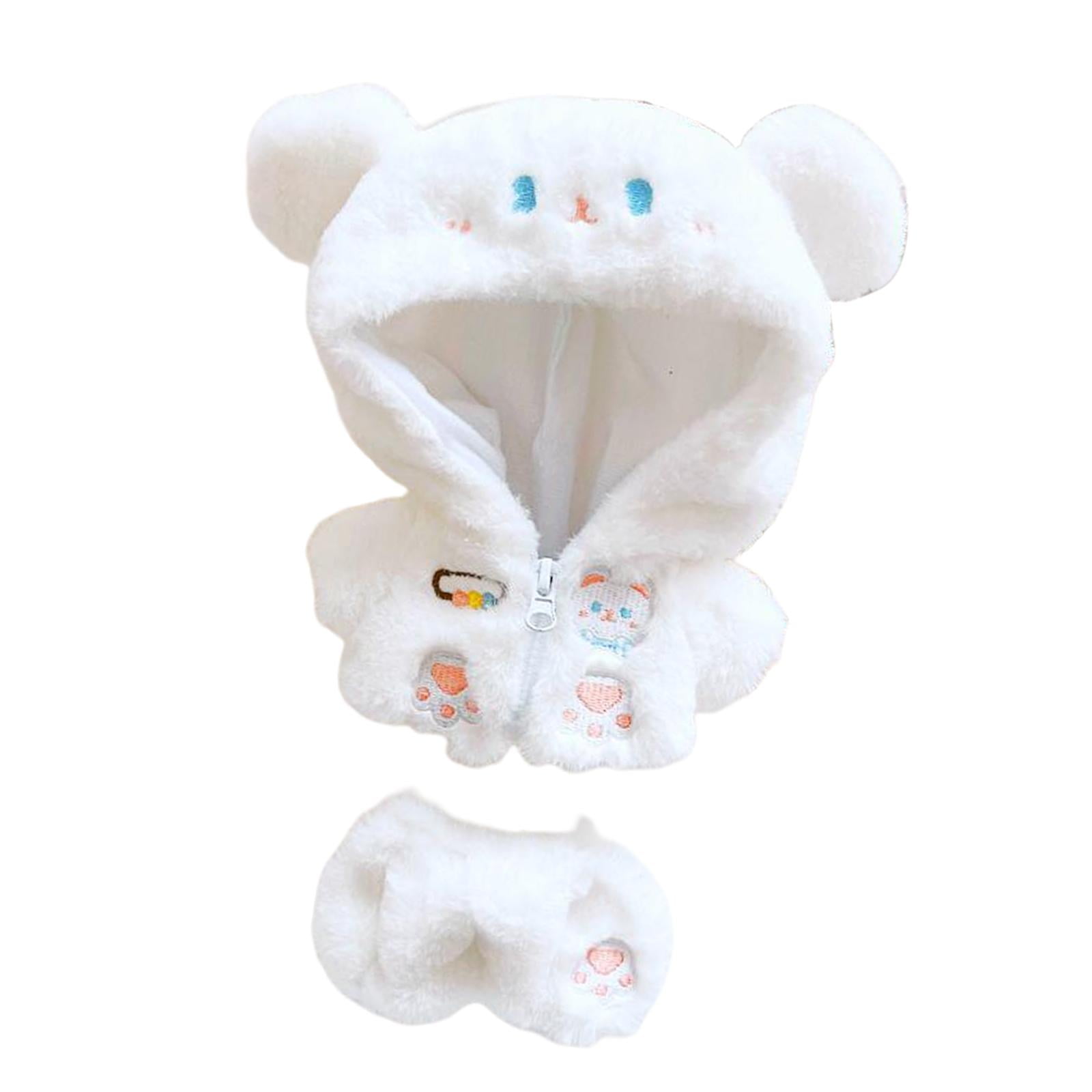Bothyi - Conjunto De Trajes De Muñeca Con Cremallera, Conjunto De Pantalones Y Abrigo, Vestido De Muñeca Para Oso De Accesorios De Muñeca De 7,8 Pulgadas
