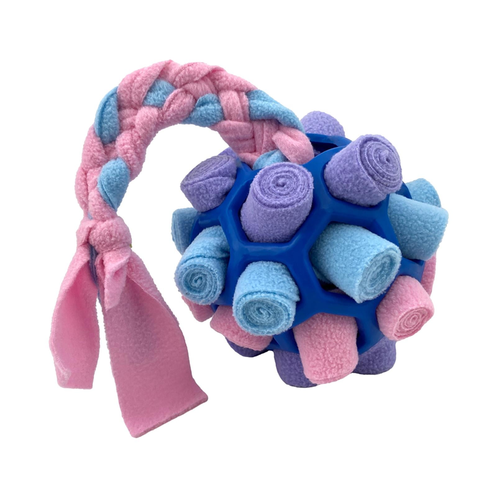 Juguete De Enriquecimiento Para Perros En Forma De Croissant - Con Chirriador Y Escondite Para Golosinas, De Felpa Suave