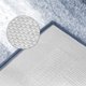 thumbnail image 4 of REGALWOVEN Alfombra de Baño Suave y Absorbente Antideslizante Alfombra de Baño de Felpa en Forma de U y Rectangular Azul 20" x 32", 4 of 7