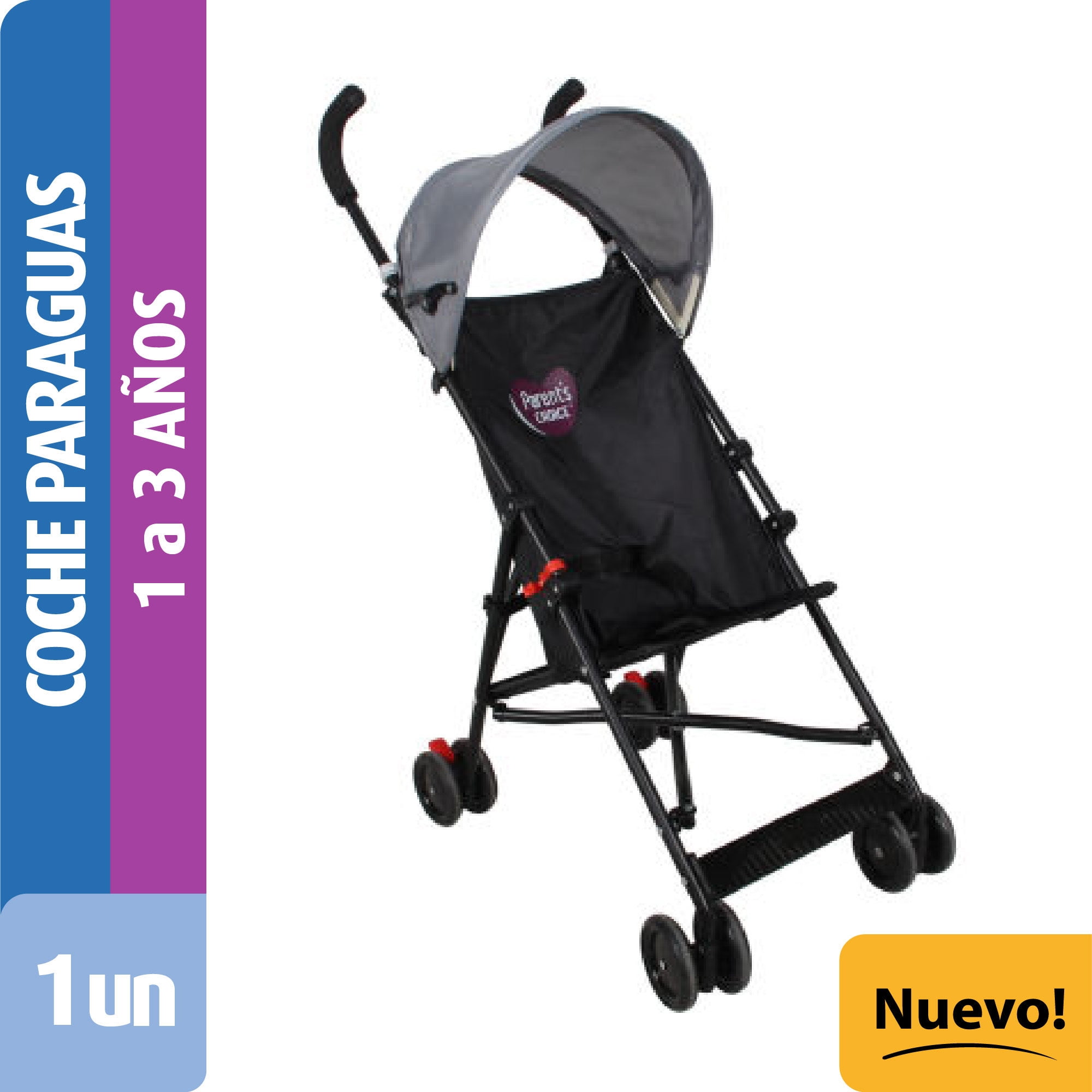 Parent'S Choice - Coche Paraguas Gris