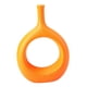 thumbnail image 4 of Florero De Donut Hogar Dormitorio Florero De Mesa Con Agujero Oficina Decorativo Naranja, 4 of 5