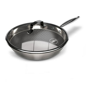 Wok Wens Honeycomb 28Cm Acero Inoxidable Tapa De Vidrio