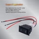 thumbnail image 5 of Interruptor basculante de polaridad inversa, control de motor de CC, DPDT, 4 pines (encendido)-apagado-encendido, 20 A, 12 V CC, con cables para remolque de quinta rueda, KCD2-7-223-4P-X, 5 of 5