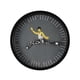 thumbnail image 3 of Reloj Redondo Colgante, Reloj Silencioso Para El Hogar, Reloj De Cocina, Reloj De Pared Kung Fu, Marco Negro, 3 of 5