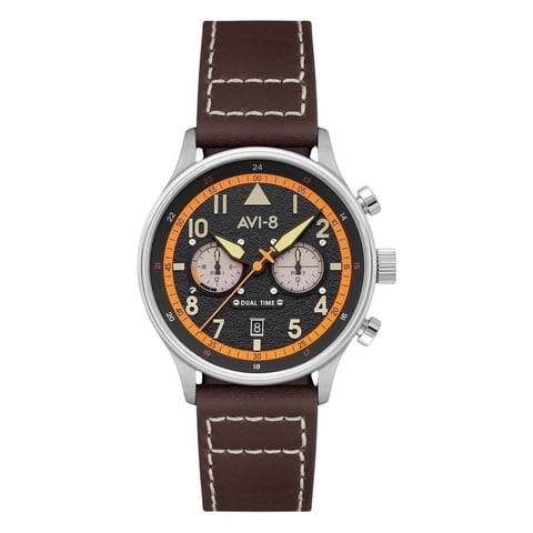 Reloj Avi-8 Hawker Hurricane Carey Dual Time Imperial War Museums Edition Black Dial Quartz Av-4088-07 Men'S Watch
