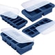 thumbnail image 1 of Moldes para sopa de silicona para congelador con tapas, 2 cucharadas, 120 ml, 240 ml, 480 ml, 1 of 4
